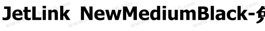 JetLink NewMediumBlack字体转换